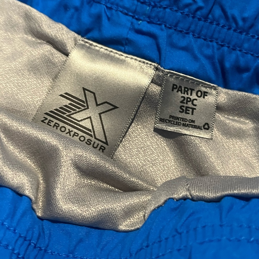 NWT ZeroXposur Boys 8 14/16 18 Swim Rashguard Bathing Suit Set UPF 30+ Trunks - Picture 5 of 11